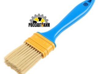 Кисть плоская ЛОМ промо, искусственная щетина, пластиковая рукоятка, 1.5", 38 мм   9845879
