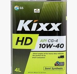 Масло моторное Kixx HD CG-4 10W40 4л п/синт