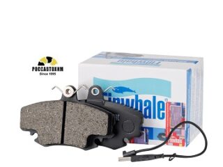 Колодки тормозные передние FINWHALE V706 (с датчиком износа)