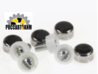 Болты номерного знака  ХРОМ (к-т 4шт)