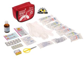 Аптечка первой помощи транспортная "ФЭСТ", перечень №4, мягкий футляр 7782193