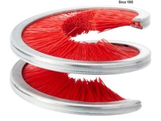 Щётка для чистки цепи TORSO, 360°, красная