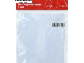 Чехлы на подголовник, белые, набор 2 шт 1543529