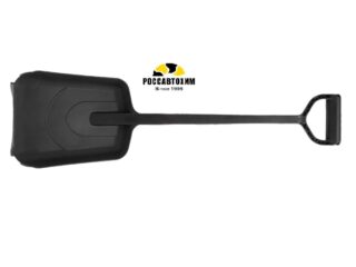 Лопата автомобильная ELEMENT (для снега, туризма, сада) цельнолитая из полипроп., с метал. кант. №2