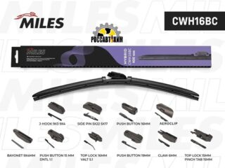 Щетка стеклоочистителя 400 мм (16) гибридная (10 адаптеров)  CWH16BC