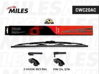 Щетка стеклоочистителя каркасная 500 мм (20 дюймов) (адаптеры HOOK 9x3/9x4) CWC20AC