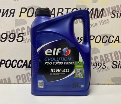 Масло моторное ELF 10W40 Evolution 700 TD SL/CF NEW 5л п/с