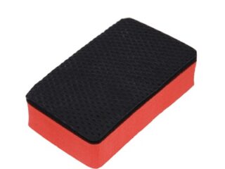 Губка для детейлинга автомобиля, поролон, абразивный слой, 9×5×2 см 10067494