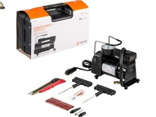 Компрессор AIRLINE TORNADO S в кейсе с комплектом инструментов CA02001