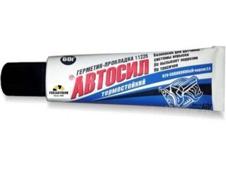 Герметик "Автосил" черный 60г / 11226 /