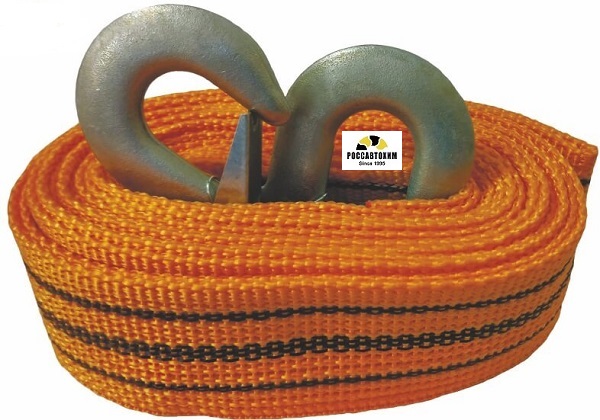 Трос 5т лента 4 м 2 крюка Сервис К / 73703 /