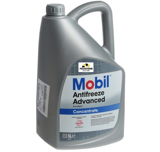 Антифриз MOBIL Antifreeze Advanced 5л (красный)