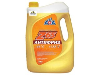 Антифриз готовый  -65С 5л (желтый) AGA043Z