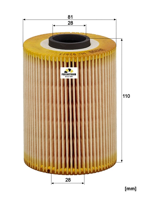 Фильтр масляный MANN HU926/3x