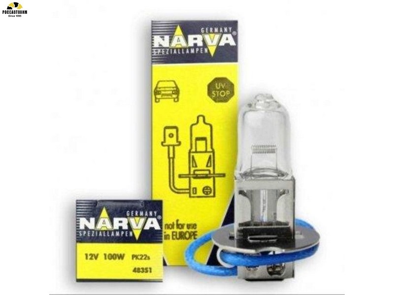 Лампа NARVA H3 48351 100 Вт 12В