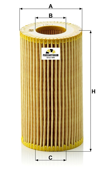 Фильтр масляный MANN HU718/1n