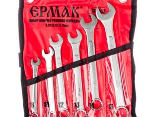 Набор ключей рожково-накидных 06пр. (усиленные) в сумке ЕРМАК /736-043/