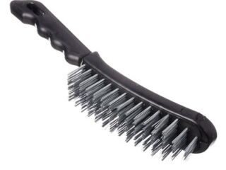 ЕРМАК Щётка металл.с пластик.ручкой,6-ти рядная  /656-072/