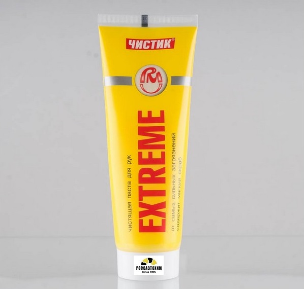 Чистик "Экстрим" 200г (супер) в тубе Средство для очиски рук Жёсткий скраб