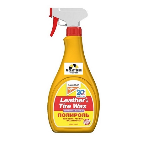 330149 Полироль панели Leather&Tire Wax Low Gloss 500мл (матовая) /KGCC-12489/