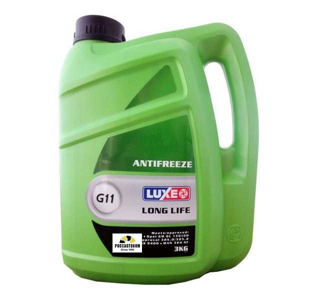 Антифриз LUXE 3кг (зеленый)