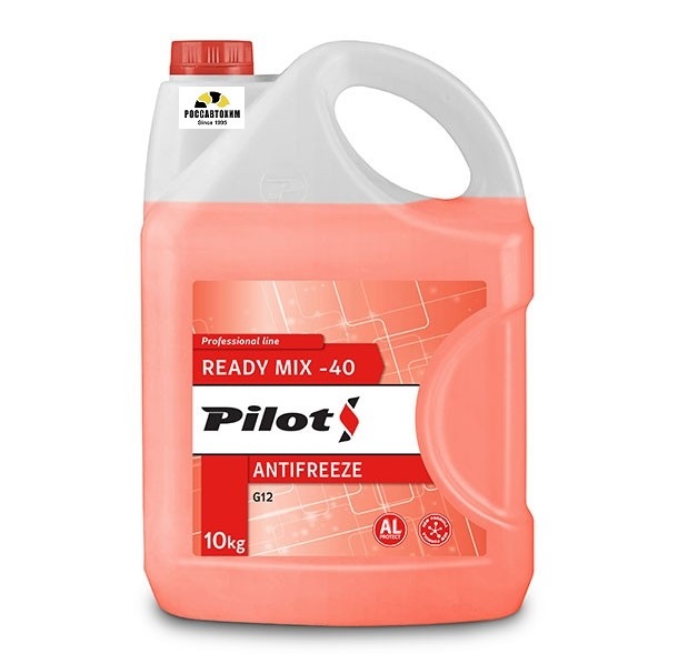 Антифриз PILOTS RED LINE -40 10кг Красный