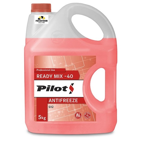 Антифриз PILOTS RED LINE -40 5кг Красный