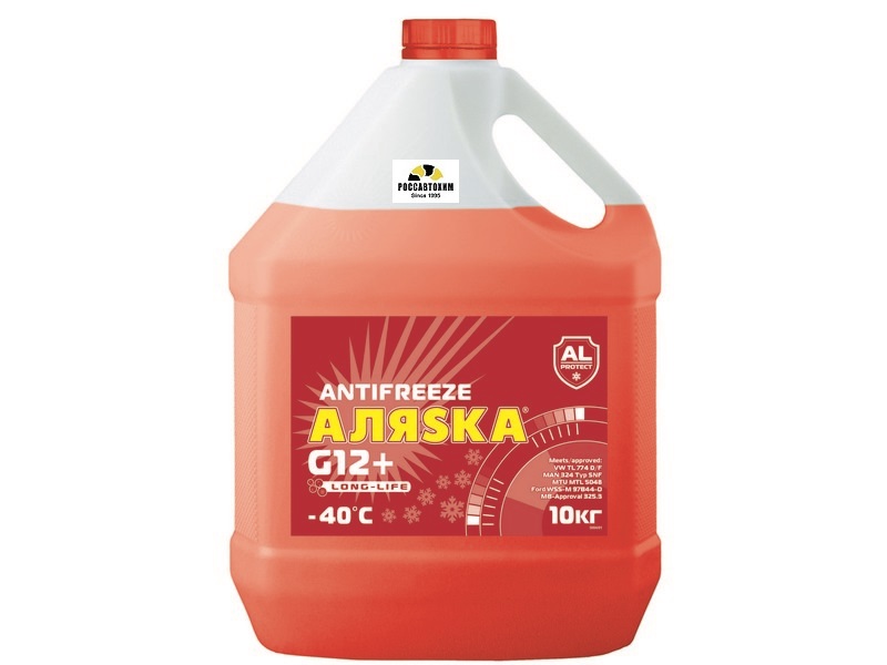 Антифриз LONG LIFE (Лонг Лайф) Аляска (красный) 10кг