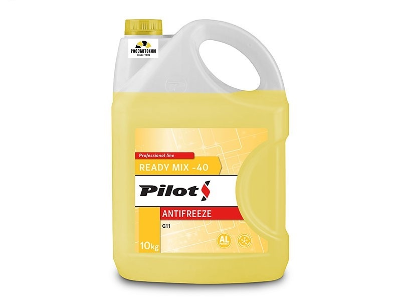 Антифриз PILOTS YELLOW LINE -40 10кг Желтый