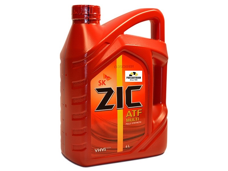 Масло трансмиссионное ZIC ATF Multi Vehicle 4л (для АКПП)