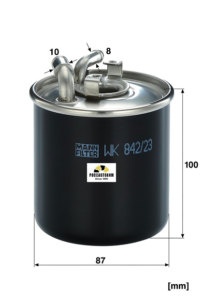 Фильтр топливный MANN WK842/23x
