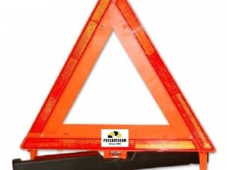 Знак аварийной остан. флоуресцент.ГОСТ-1017  (коробка, пластм.отраж.) Устойчив к порыву ветра