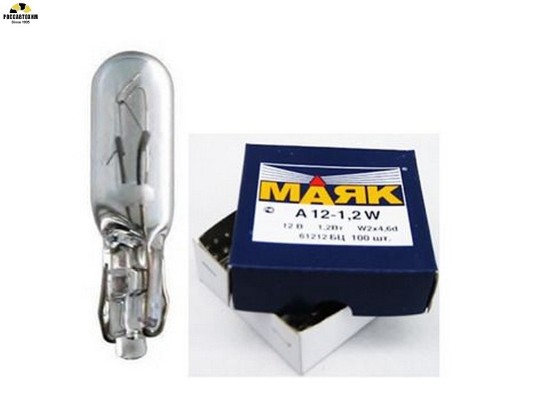 Лампа МАЯК 62412бц 1,2Вт, 24В