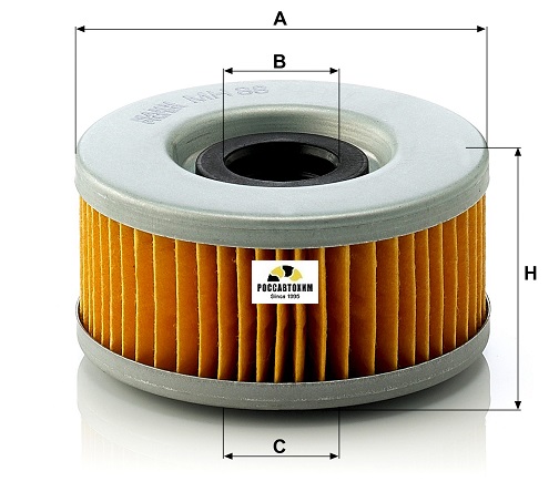 Фильтр масляный MANN MH88 (мото)