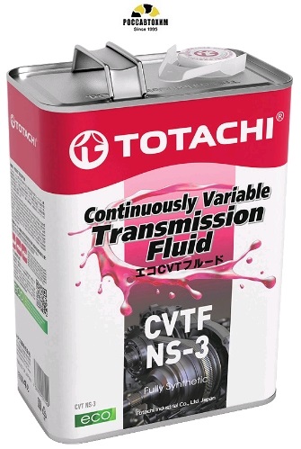 Масло трансмиссионное TOTACHI ATF NS-3 синт. для вариатора 4л