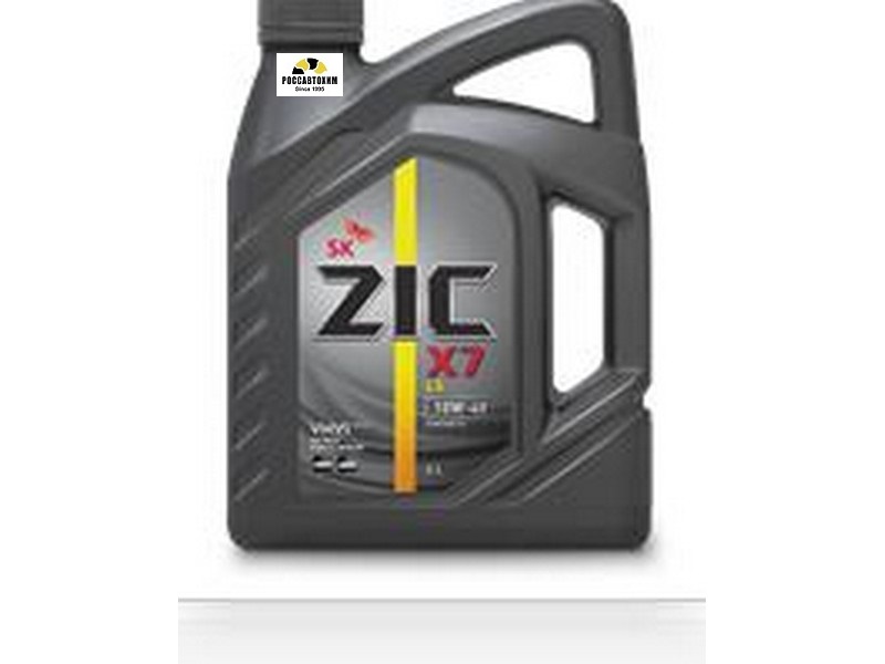 Масло моторное ZIC X7 LS 10W40 6л.