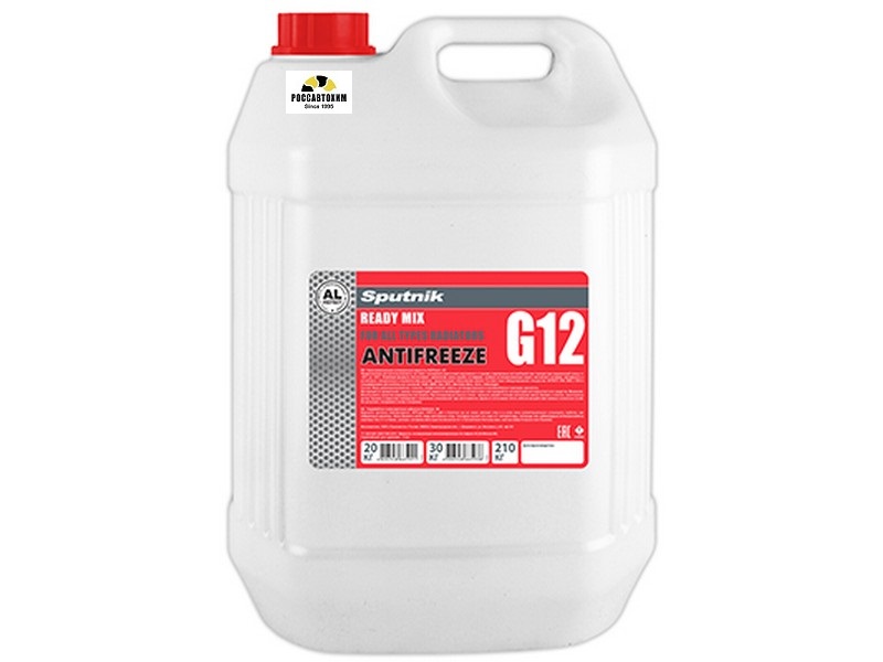 Антифриз-40 красный (SPUTNIK G12) 30кг