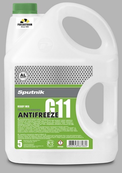 Антифриз-40 зеленый (SPUTNIK G11) 5кг
