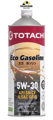 Масло моторное TOTACHI Eco Gasoline 5W30 SN/CF, GF-5 п/с 1л