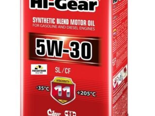 Масло моторное HI-GEAR 5W30 SL/СF (4 л) п/синт. HG1134
