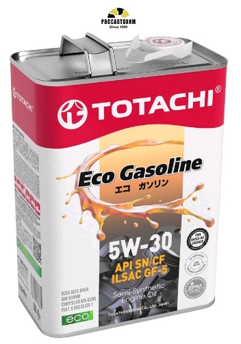 Масло моторное TOTACHI Eco Gasoline 5W30 SN/CF, GF-5 п/с 4л