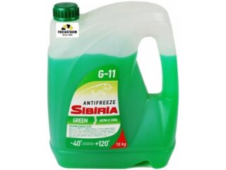 Антифриз SIBIRIA - 40 зеленый, 10кг /800090/