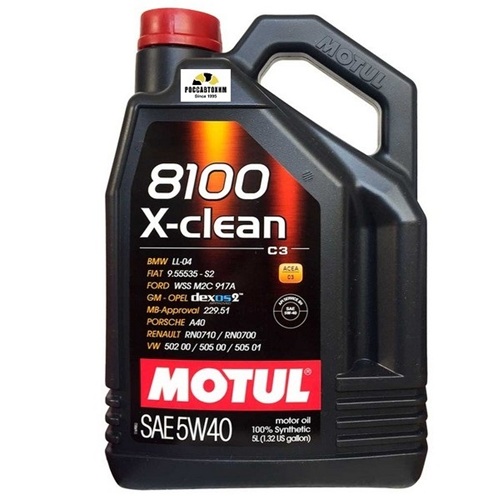 Масло моторное MOTUL 8100 X Clean 5w 40 C3 5л. /109373/102051