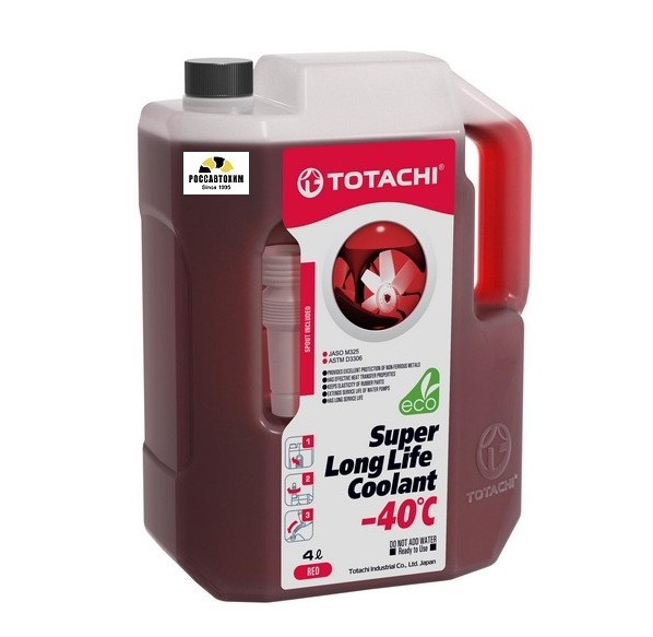 Антифриз TOTACHI SUPER LONG LIFE COOLANT Red -40C 4л