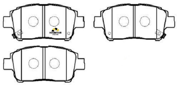 Колодки тормозные дисковые HSB HP5019