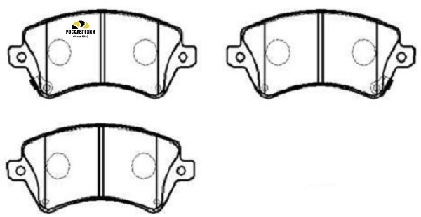 Колодки тормозные дисковые HSB HP5145