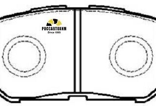 Колодки тормозные дисковые HSB HP5177