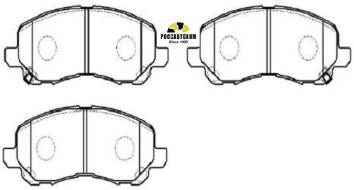 Колодки тормозные дисковые HSB HP5158