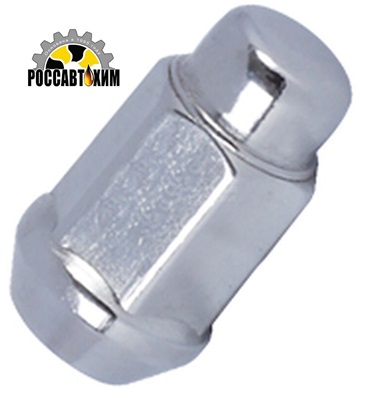 Гайка 1/2" колесная закрыт (S=19, L=35мм, хром) 19729