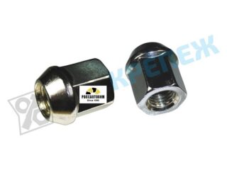 Гайка М12*1,25 колесная открыт (S=19, L=25мм, хром) 19694